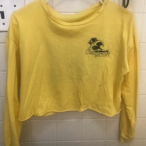 Yellow long sleeve top